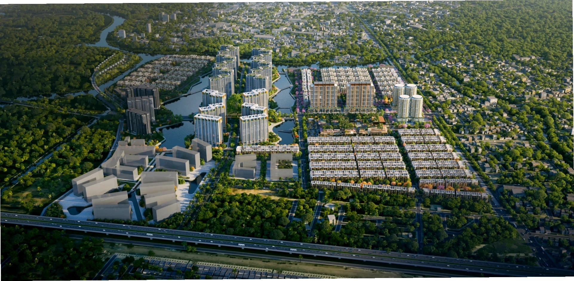 Phối cảnh tổng thể khu đô thị The Global City