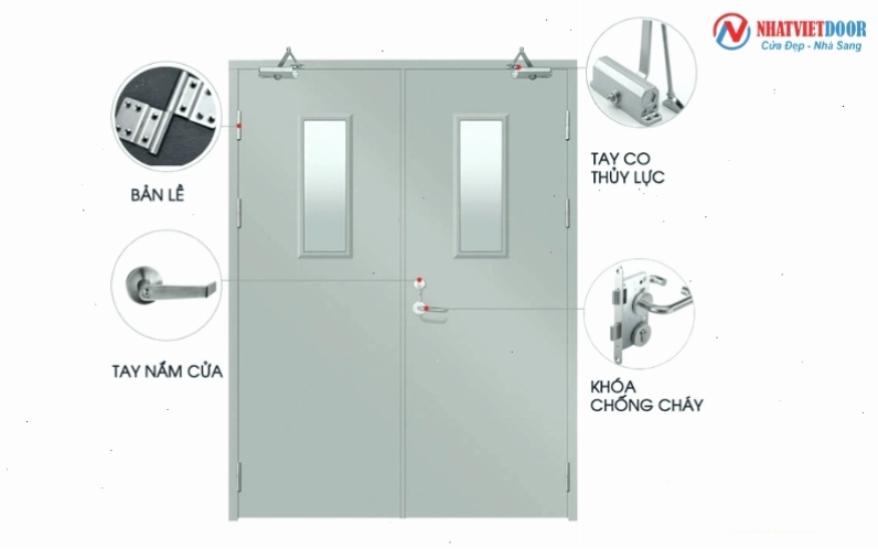 Phụ kiện cửa thép chống cháy đảm bảo an toàn