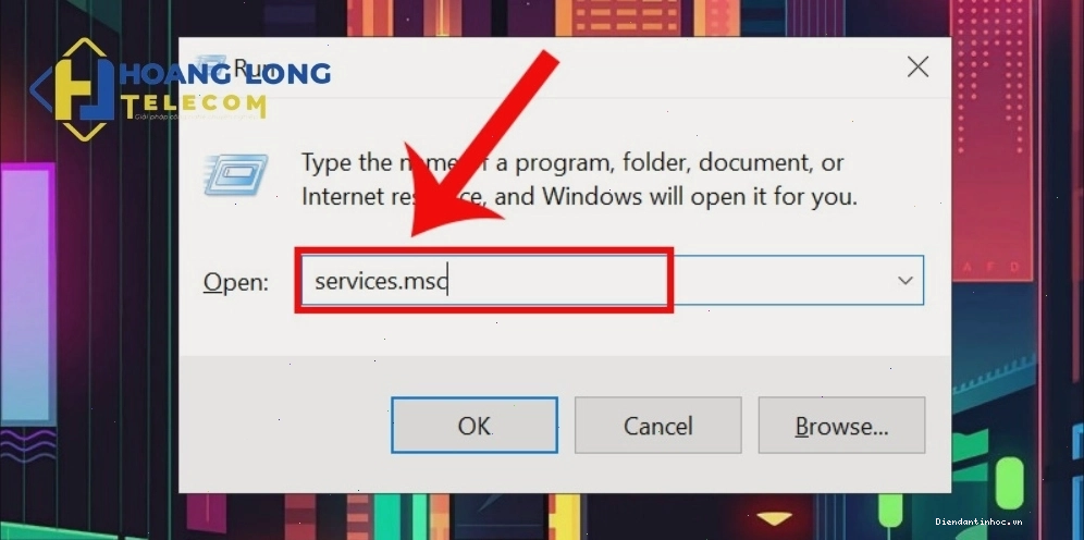 Quản lý dịch vụ Print Spooler