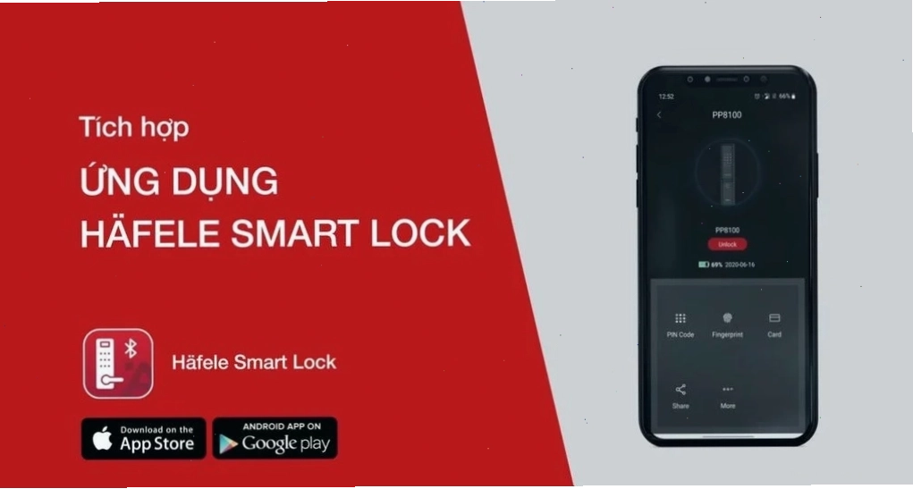 Quản lý khóa cửa thông minh với ứng dụng Hafele Smart Lock