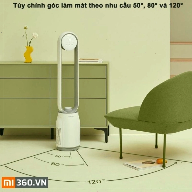 Quạt không cánh Xiaomi KEHEAL A3 với thiết kế hiện đại