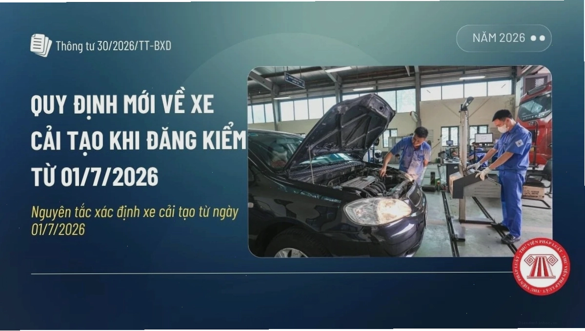 Quy định mới về đăng kiểm xe cải tạo