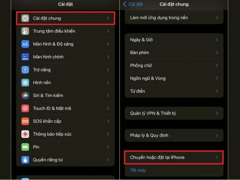 Quy trình reset iPhone để kiểm tra iCloud ẩn