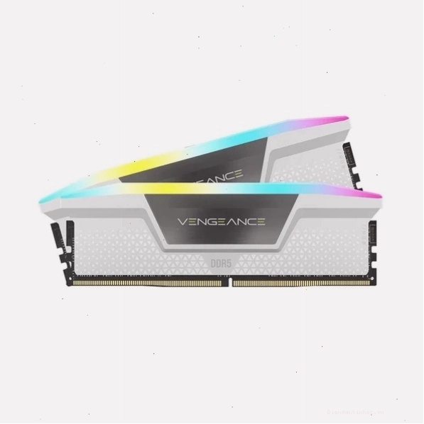 Ram Corsair Vengeance RGB White 32GB DDR5 5600MHz