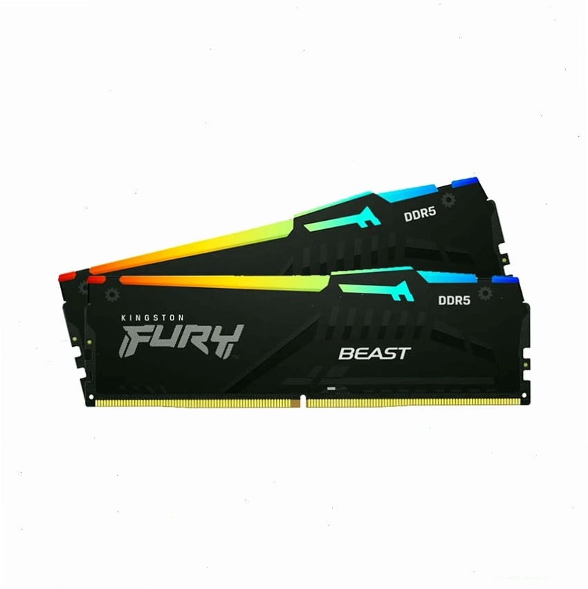 RAM Desktop Kingston Fury Beast RGB 16GB DDR5 5600MHz