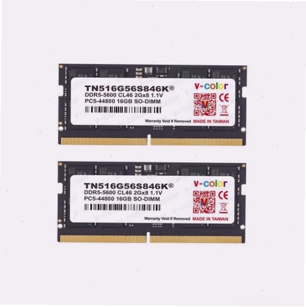 Ram Laptop V-Color DDR5 16GB 5600Mhz TN516G56S846 Sodimm