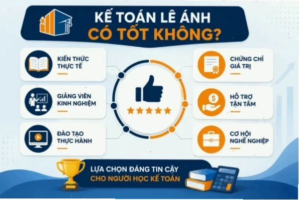 Review trung tâm kế toán Lê Ánh có tốt không