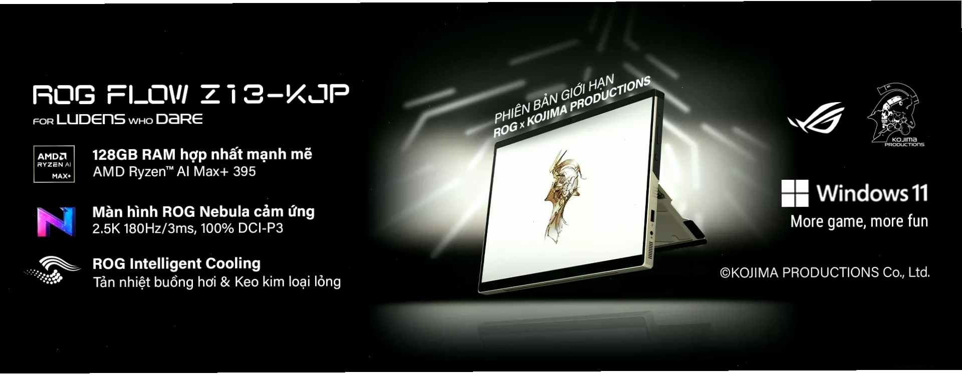 ROG Flow Z13 với khả năng biến hình linh hoạt