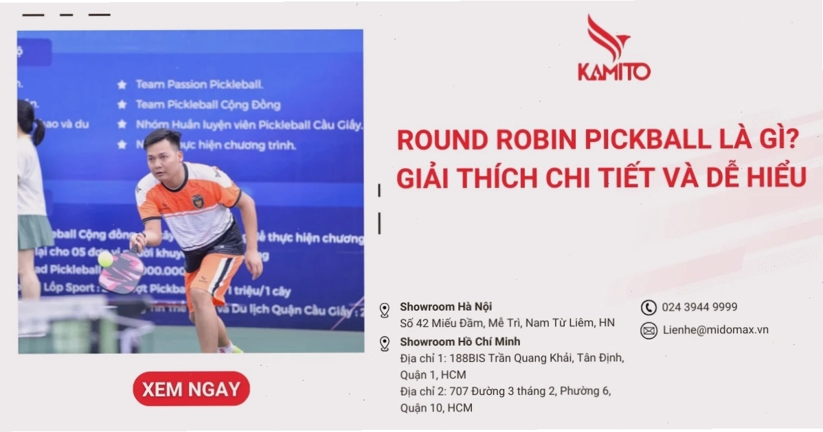 Round Robin trong Pickleball là gì? Giải thích chi tiết và dễ hiểu