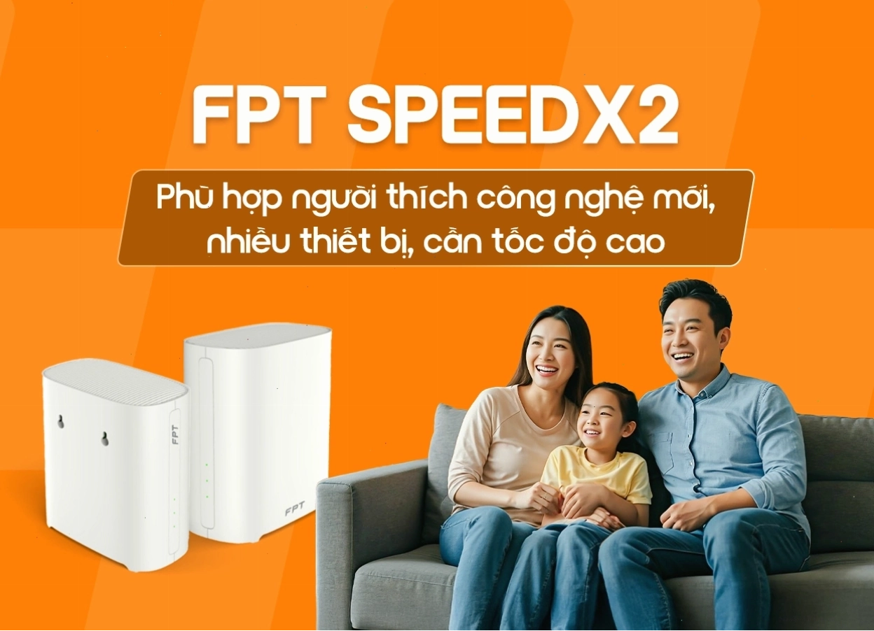 Router FPT SpeedX2 hỗ trợ WiFi 7