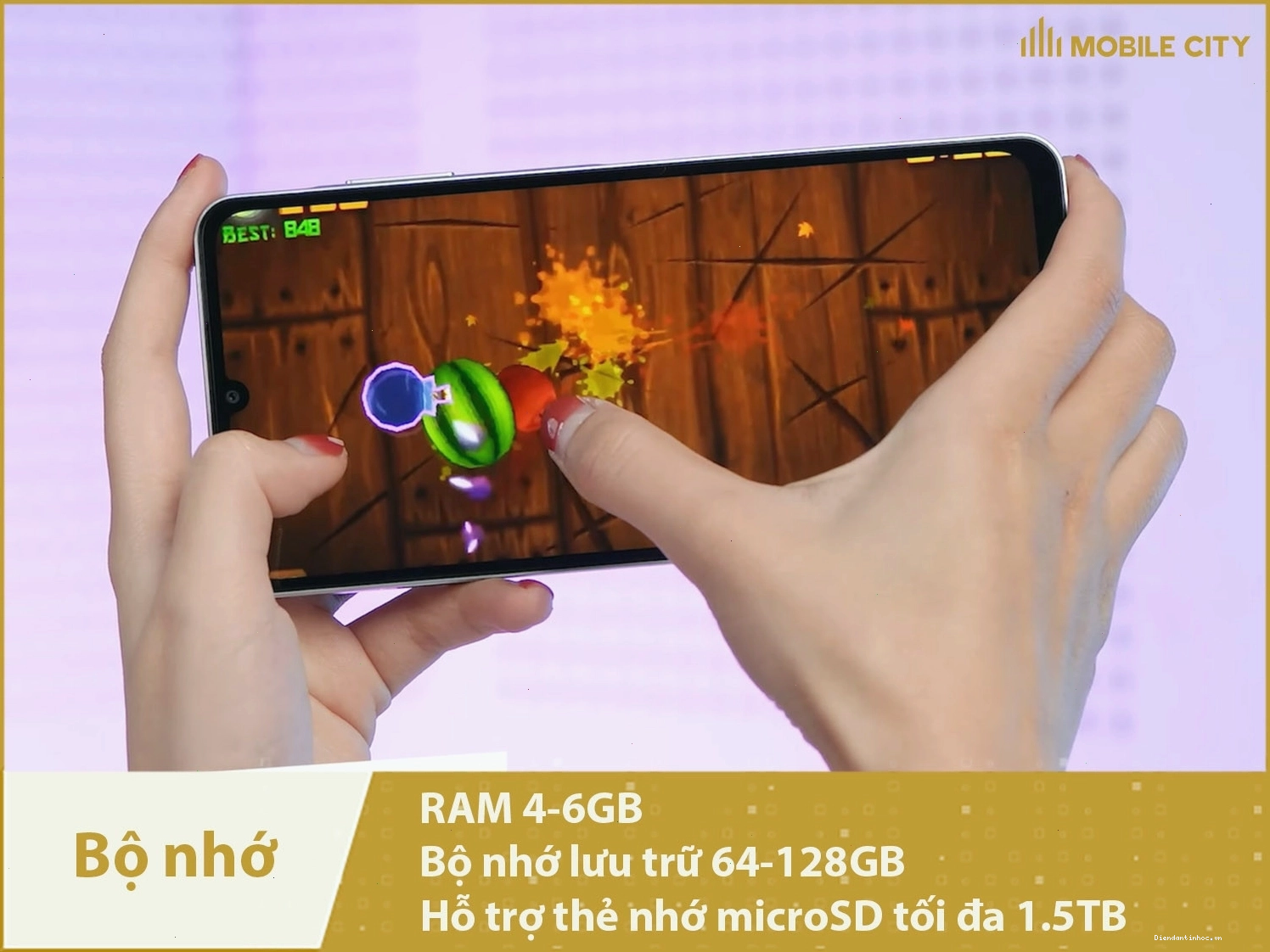 Samsung Galaxy A06 5G có RAM và Bộ nhớ trong lớn