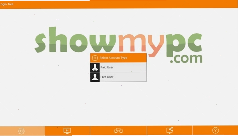 ShowMyPC cho phép điều khiển máy tính khác