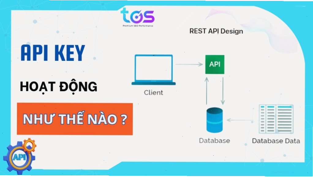 Sơ đồ mô tả cách API Key hoạt động
