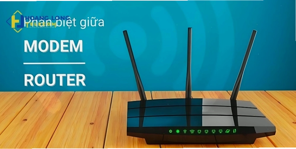 Sơ đồ so sánh chức năng Modem và Router