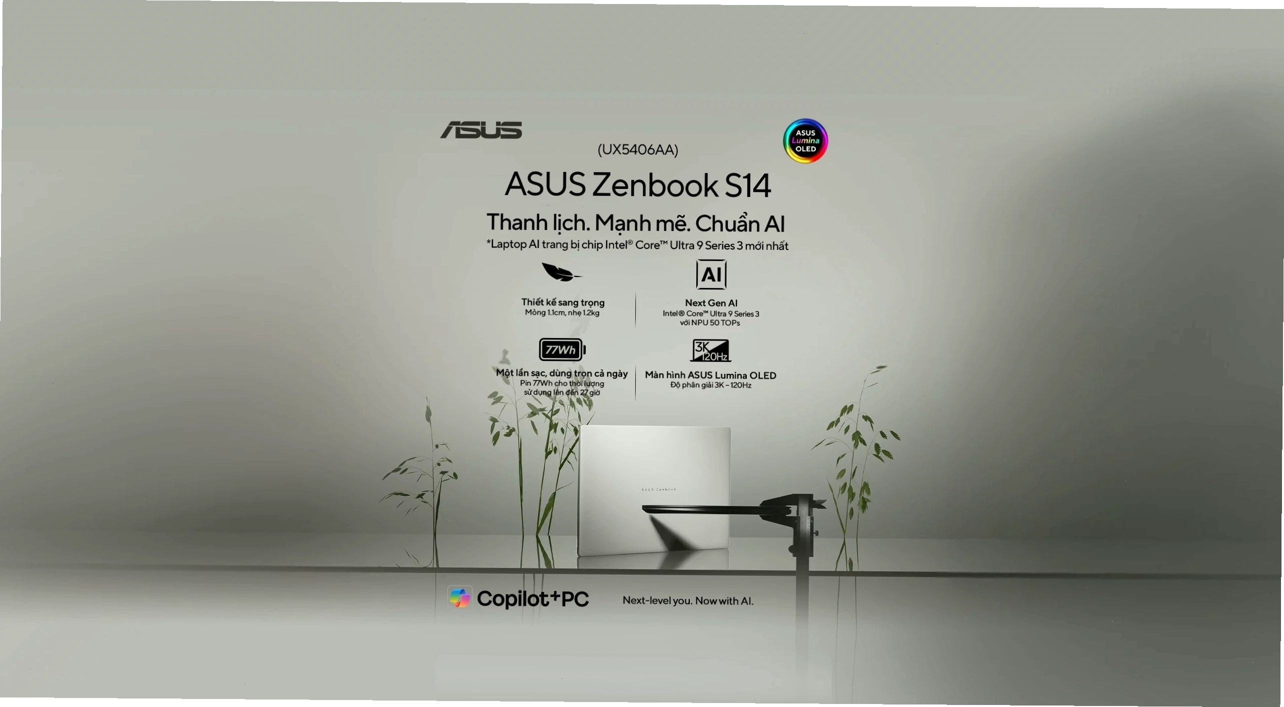 So sánh các dòng laptop ASUS Zenbook