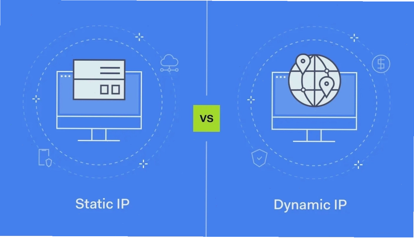 So sánh các lựa chọn IP tĩnh và IP động