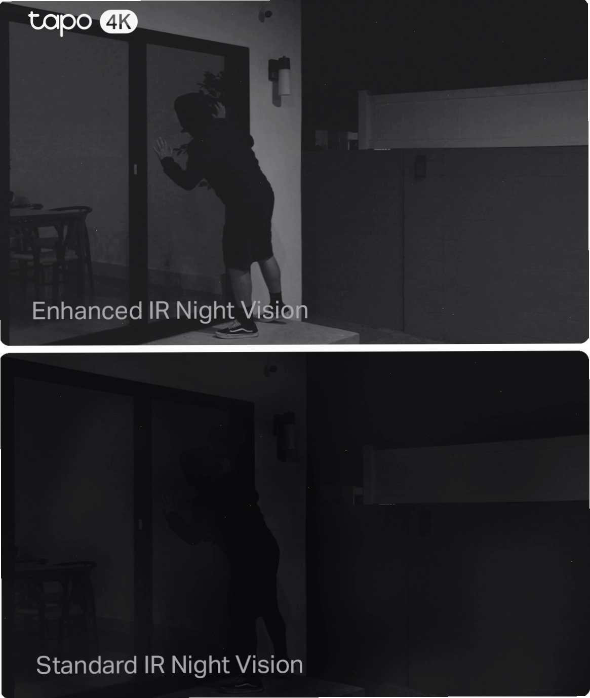 So sánh khả năng nhìn đêm của camera Tapo và camera thông thường