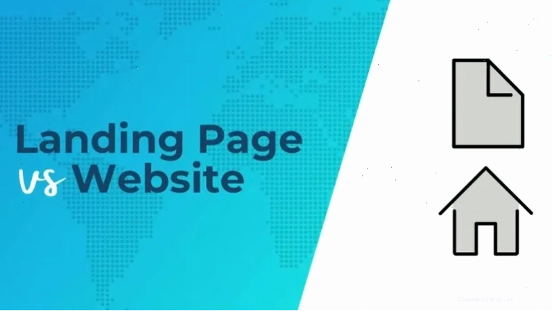 So sánh Landing page và website về mục đích và cấu trúc