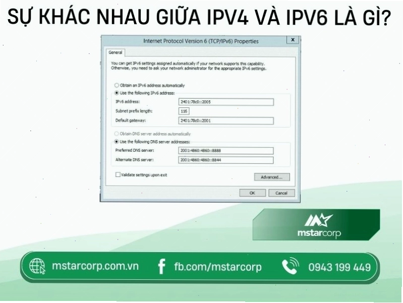 So sánh sự khác nhau giữa IPv4 và IPv6