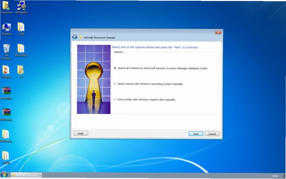 Sử dụng công cụ khôi phục mật khẩu bên thứ ba qua USB boot