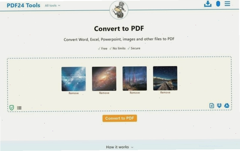 Sử dụng PDF24 Tools thay đổi định dạng ảnh