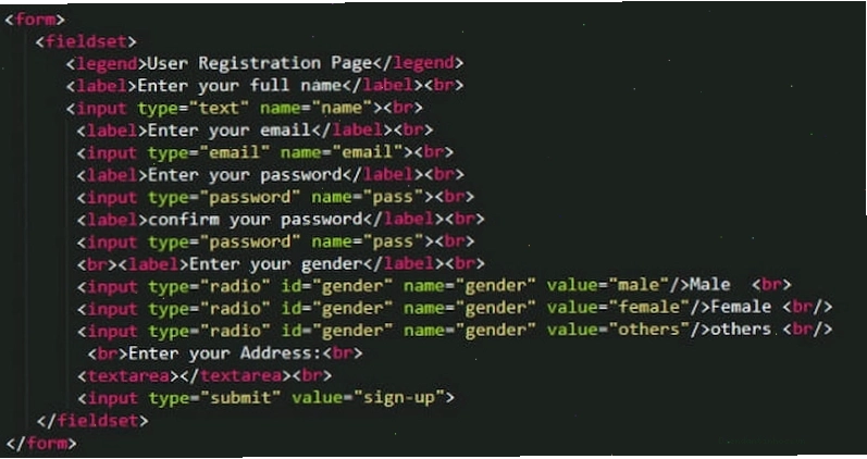 Tag form trong HTML dùng để tạo biểu mẫu cho người dùng
