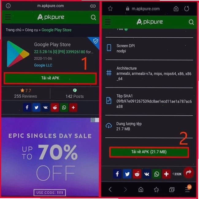 Tải ngay CH Play APK cho điện thoại Android
