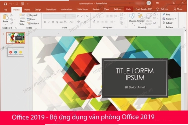 Tải Office 2019 cho PC