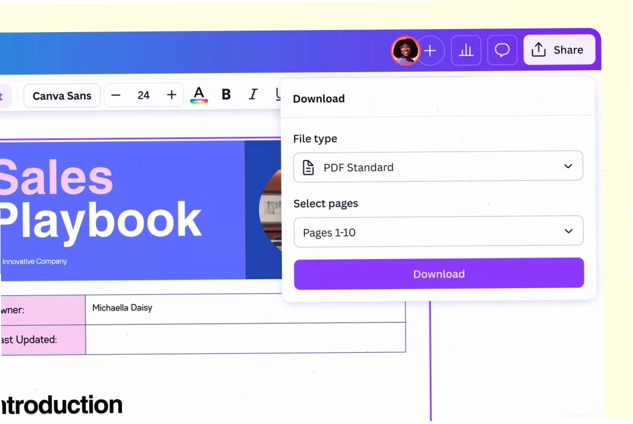 Tải về các tệp PDF đã được tách ra