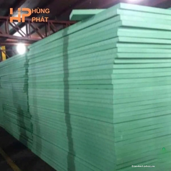 Tấm xốp XPS được sản xuất từ polystyrene bằng phương pháp đùn ép tạo cấu trúc ô kín