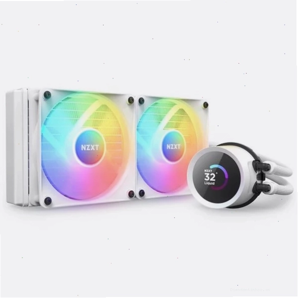 Tản nhiệt AIO NZXT Kraken 240 RGB WHITE (RL-KR240-W1)