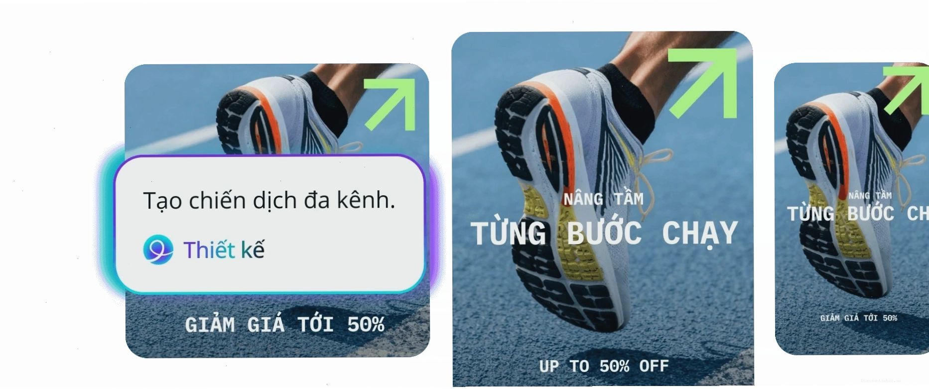 Tạo chiến dịch đa kênh với Canva AI