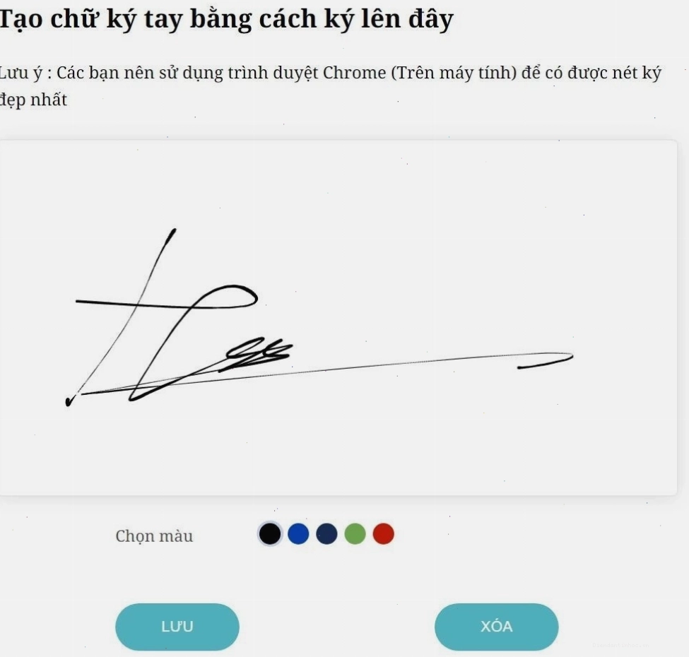 Tạo chữ ký theo tên trên wikici.com