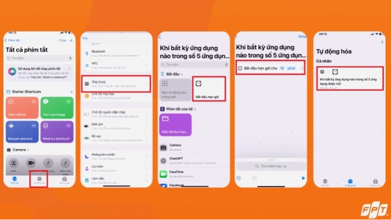 Tạo phím tắt để tự động khóa ứng dụng trên iPhone