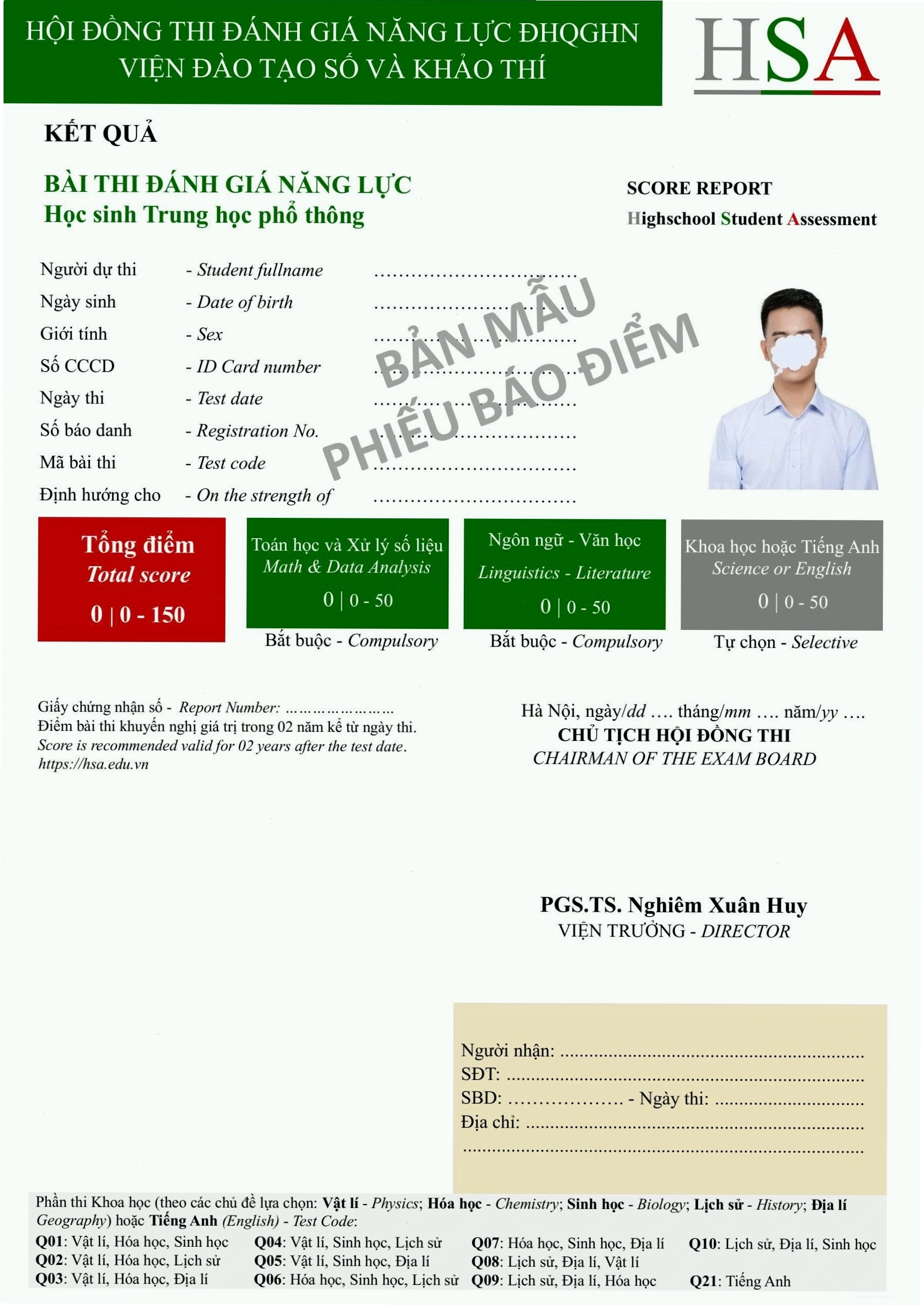Thí sinh tập trung làm bài thi