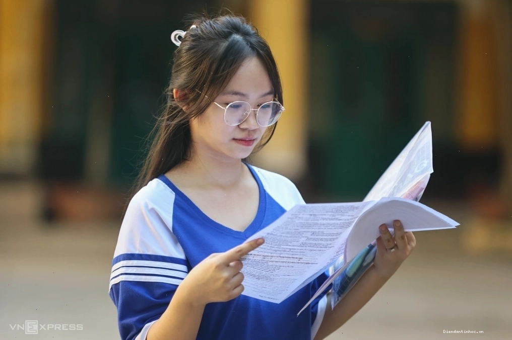 Thí sinh tham dự kỳ thi tốt nghiệp THPT