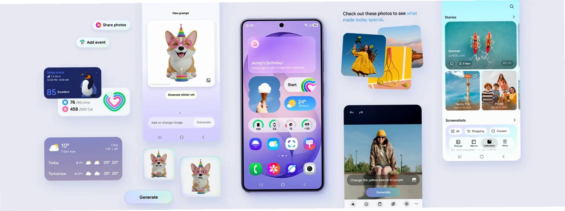 Thiết bị Galaxy với giao diện One UI