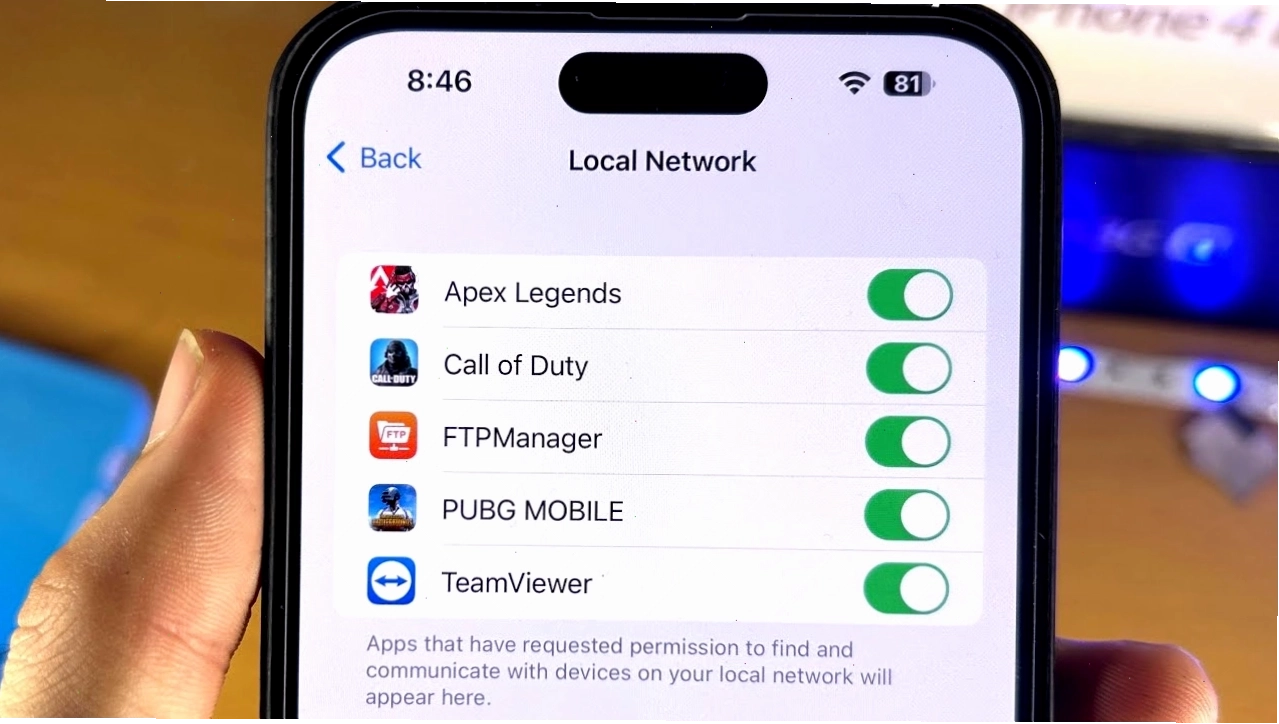 Thiết bị kết nối Wi-Fi trong mạng cục bộ