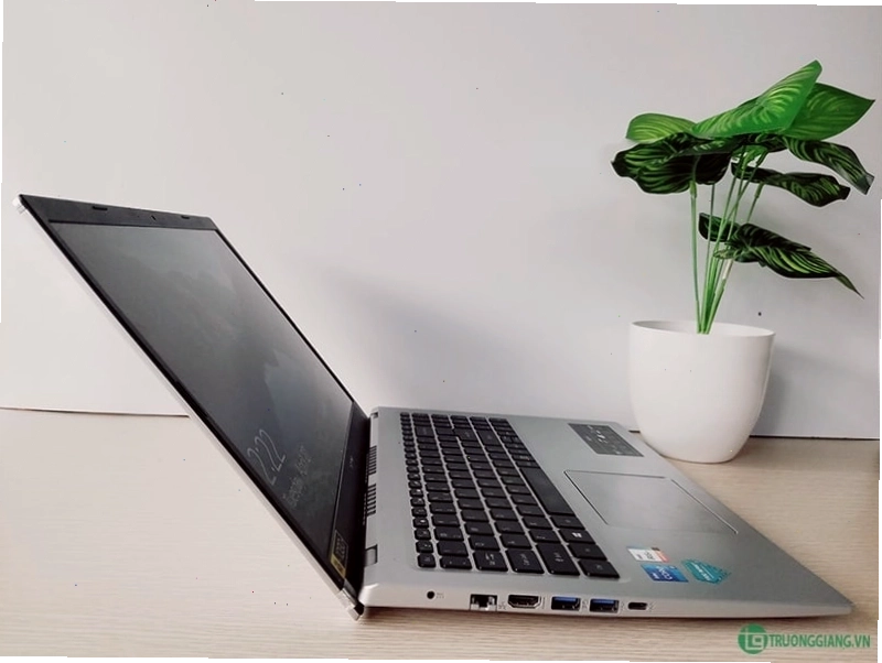 Thiết kế Laptop Acer Aspire 5 A515-56-54PK với viền màn hình mỏng