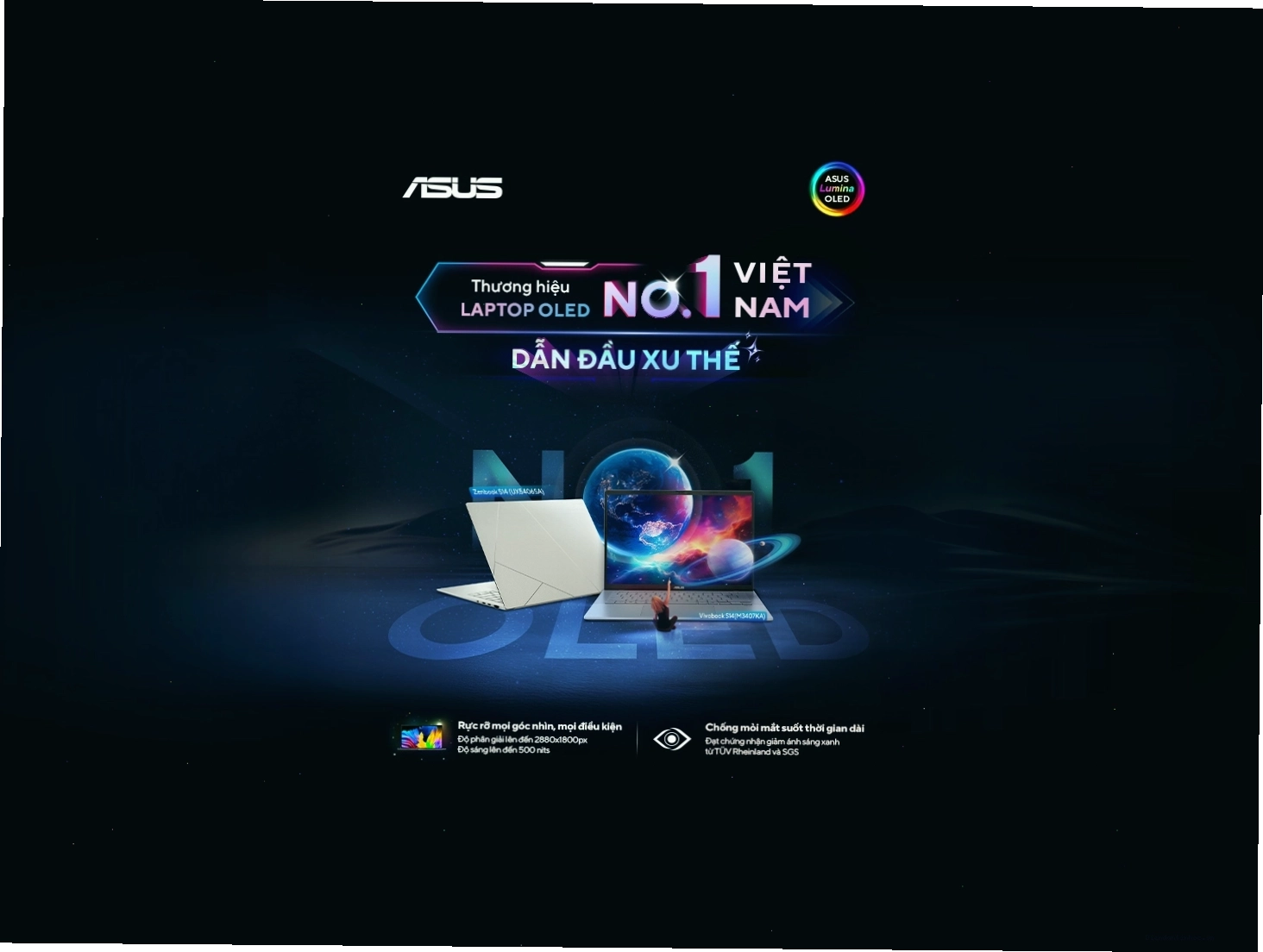 Thiết kế mỏng nhẹ của laptop ASUS Zenbook