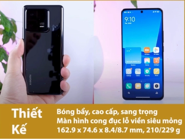 Thiết kế sang trọng và sạc 120W của Xiaomi 13 Pro