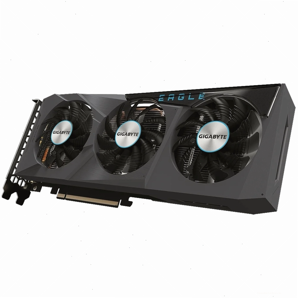 Thiết kế tản nhiệt ấn tượng của GIGABYTE Radeon RX 6600 EAGLE 8G