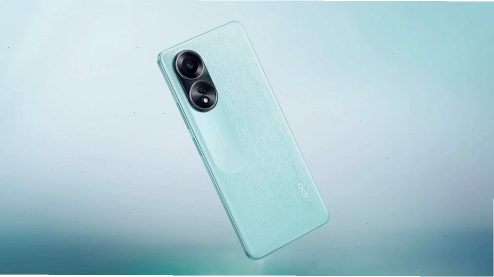 Thiết kế trẻ trung của điện thoại OPPO A58