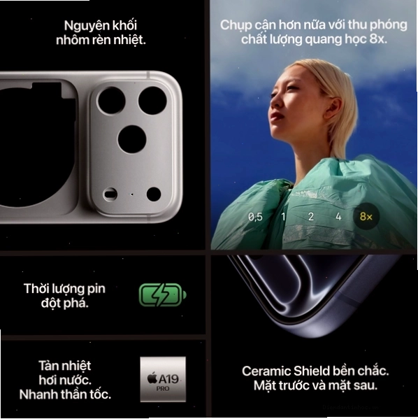 Thời lượng pin ấn tượng của iPhone 17