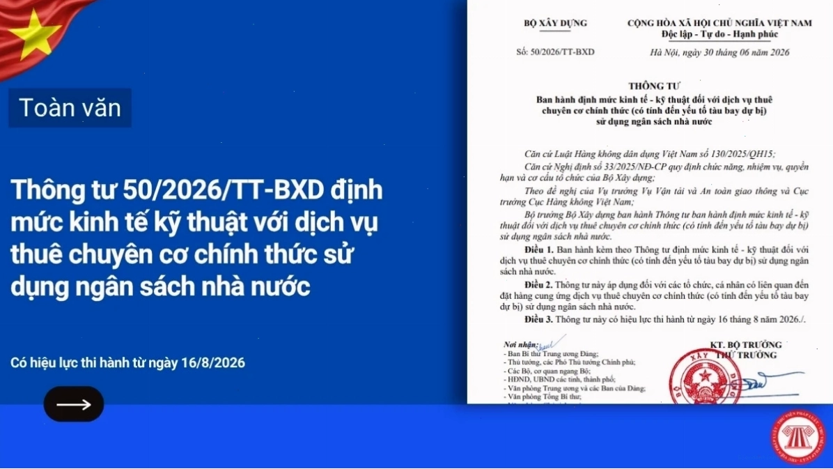 Thông tư liên quan đến hoạt động xây dựng