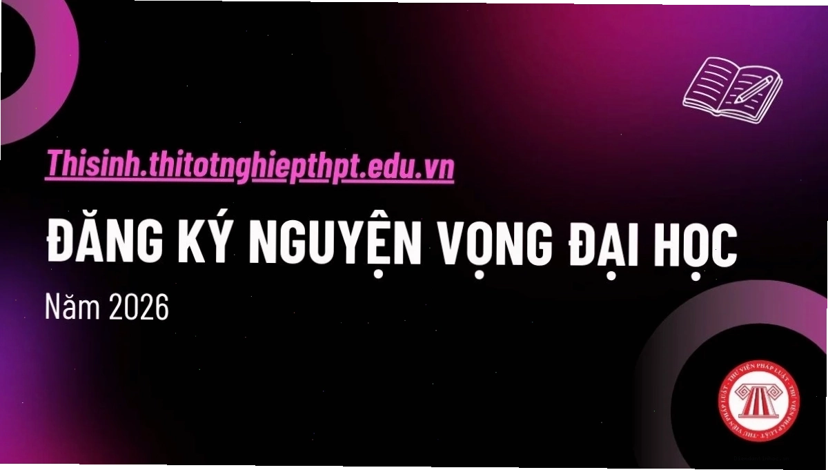 Thủ tục đăng ký nguyện vọng đại học