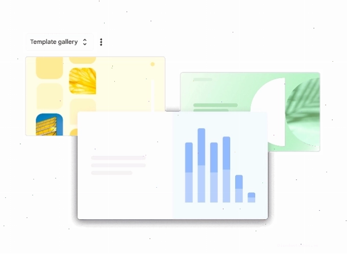 Thư viện mẫu đa dạng của Google Slides
