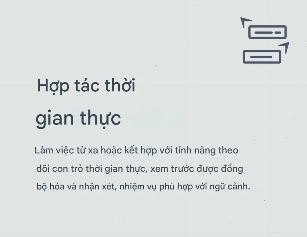 Tính năng Cộng tác Thời gian Thực