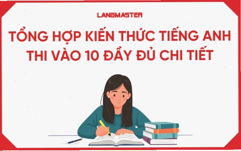 Tổng hợp kiến thức ngữ pháp tiếng Anh thi vào lớp 10