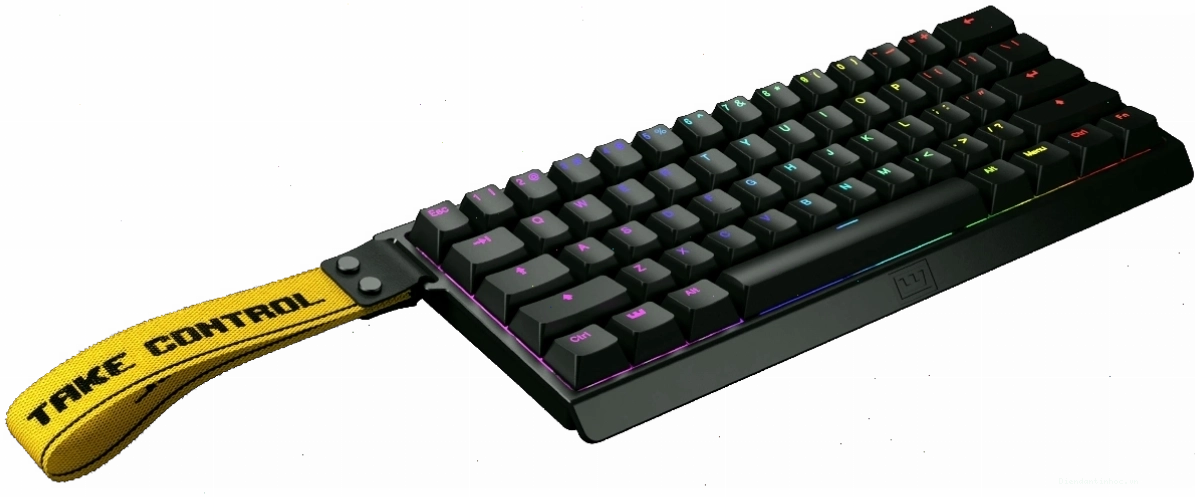 Tổng quan bàn phím Wooting 60HE+ với layout compact